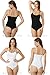 Women's Rich Cotton Blend Thin Strap Thong Bodysuits