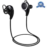 Atill Wireless Bluetooth Headphones V4.1 Sport Stereo In-Ear Headsets, Noise Cancelling Sweatproof Earphones Earbuds with Mic for iPhone 6s, 6, 5s, 5c, 5, Android Phones and Bluetooth-enabled Tablets