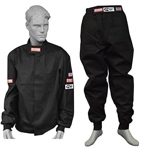 Racerdirect.net SFI 3.2A/1 Fire Suit Racing Jacket & Pants Single Layer Size Adult Medium