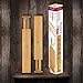 ROMJO Bamboo Drawer Organizers, Kitchen Drawer Dividers, Adjustable 17 to 21.75 inches, for Kitchen Utensil Holder, Set of 4, Brown