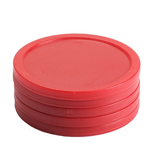 Goutoports No.1 Premium 8 Pack Air Hockey Pucks for Game Tables (Red)