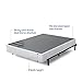 ZINUS 9 Inch Metal Smart Box Spring, Mattress Foundation, Strong Metal Frame, Easy Assembly, California King