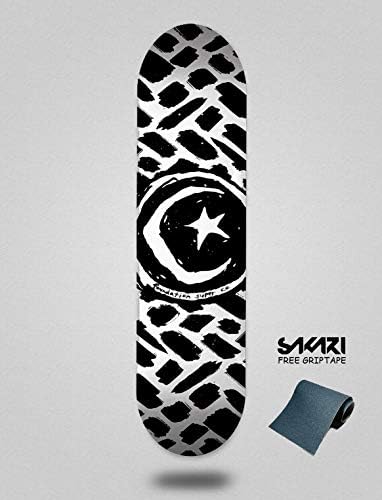 Foundation FS 8.5 Star & Moon Stokes Monopatín Skate Skateboard Deck