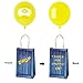 Video Game Party Supplies - Favor Bags & Yellow V Balloons - Supply Drop Box Decorations for Kids Boys Birthday - Pack of 12