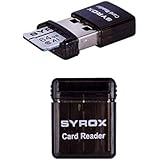 syrox Micro sd Mini Card Reader Data Transfer Fast and Convenient, Easy to Carry, Plug and Play (Black)
