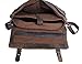 Komal's Passion Leather Handmade 16 Inch Retro Buffalo Hunter Leather Laptop Messenger Bag Office Briefcase Bag
