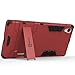 Sony Xperia Z5 Premium Case, CoverON® [Shadow Armor Series] Hard Slim Hybrid Kickstand Phone Cover Case for Sony Xperia Z5 Premium - Red & Black