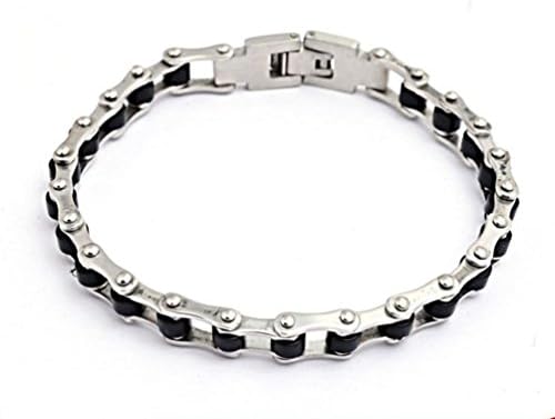 Jewelryfinds Men'S Bamboo Titanium Steel Bracelet 316L Stainless Steel