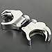 XFMT Chrome 49mm Detachable Quick-Release Windshield Clamps Windscreen Forks Mount Bracket For Harley Dyna '06-'17 Sportster XL '16-Up