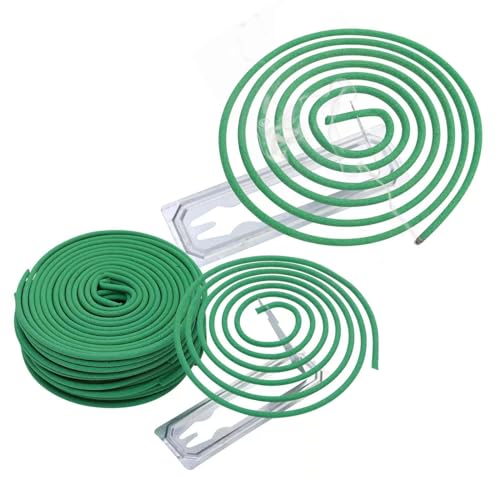 Citronella Räucherspiralen Duft - Jede Spule könnte für 5-7 Stunden dauern - für Garten, Outdoor, beim Camping und Grillen (Enthält 48 Spulen & 2 Ständer)