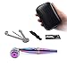 Detachable Zinc Alloy Pipe - Virtuosity Special Aesthetic Feeling Metal Pipe for Herbs with Scraper, Screen, Cleaning Brush & Zipper Case (Rainbow)
