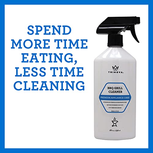 TriNova BBQ Grill Cleaning Spray Degreaser Cleaning Solution For
