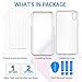 Marge Plus Compatible with iPhone Xs Max Screen Protector, （3 Packs +1 Clear Case）0.25mm Tempered Glass Screen Protector Anti-Scratch Case Friendly 2.5 D Curved Edge 6.5 Inch with 99% Touch Accurate