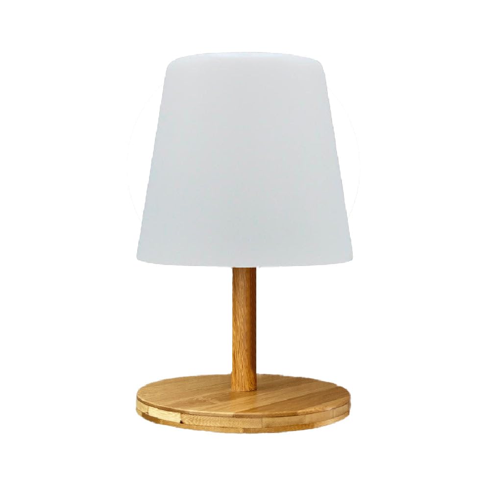 LUMISKY / LUMIJARDIN Wireless Dimmable LED Table Lamp Height 25 cm Standard Mini Wood