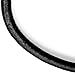 Timeline Treasures Black Leather Charm Bracelet For Women, Fits European Charms, Steel Lobster Claw Clasp, 7.5 Inch