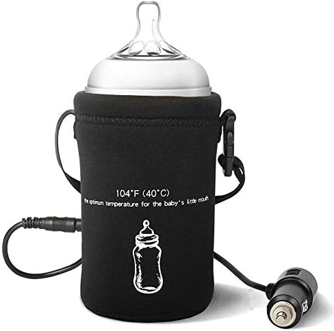 Baby Bottle Warmer ，Car Baby Bottle Warmer Portable Breast Milk Heater Pouch Heating Bag Safe Constant Temperature