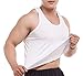 Worboo Men's Ultra Soft 3-Pack 95% Bamboo Viscose Undershirts Tank Top