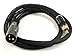 Monoprice XLR Male to RCA Male Cable - 3 Feet - Black, 16AWG Shielded Twisted Pair Oxygen-Free Copper Braid Conductors, E21 Gold Plated Connectors - Premier Series