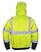 SAS Safety 690-1511 Hi-Viz Class-3 Hooded Bomber Jacket, XX-Large, Yellow