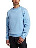 Soffe Men's Training Fleece Crew Sweatshirt Light Blue Medium