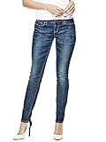 GUESS Women's Sienna Curvy Skinny Jeans in Dark Wash