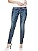 GUESS Women's Sienna Curvy Skinny Jeans in Dark Wash