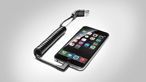 Audi 8S0051435D USB Adapter Cable Angled for Mobile Devices with Apple Lightning Port