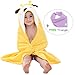 MICHLEY Animal Hooded Baby Bath Towel Toddler Premium Cotton Absorbent Washcloth for Girls Boys 0-6T, Giraffe