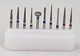 10pcs FG Diamond Burs Kit 1.60mm Dia-burs
