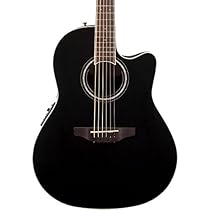 Ovation CS24-5 Acoustic-Electric Guitar, Black
