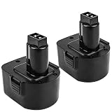 DC9071 12 Volt 3.6Ah Ni-Mh Replacement for Dewalt 12V Battery XRP DW9071 DW9702 DE9037 DE9071 DE9072 DE9074 DE9075 2 Pack