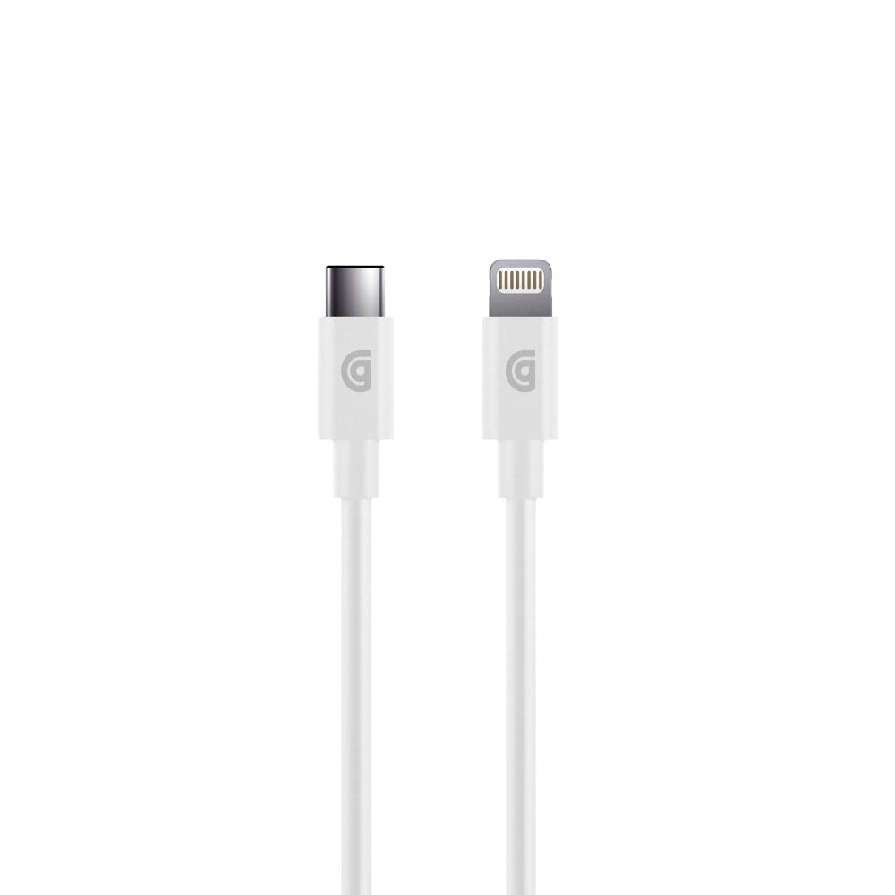 Griffin MFI Charge/Sync Cable Apple Lightning to USB-C 1.2M - White - GP-066-WHT