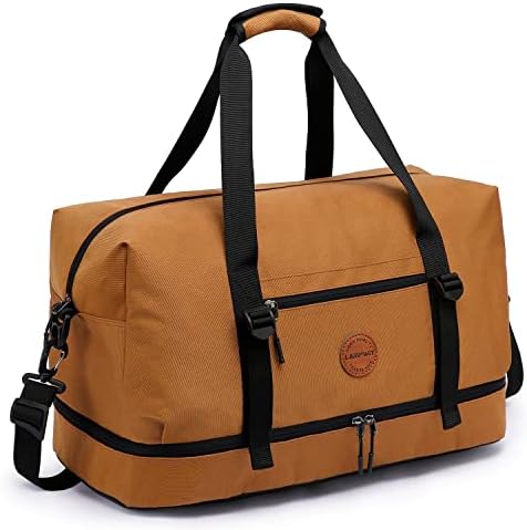 Laripwit Travel Duffle Bag for men 40L Medium Sports Gym Bag with Wet ...