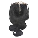 Beata Hair Brazilian Lace Closure Body Wave 12inch Middle Part Human Hair Closure Bleached Knots with Baby Hair