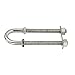 Amarine-made Stainless Steel Marine Boat Stern Bow Eye Tie Down U Bolt (1/2-Inch and 3/8-Inch Optional) (Silver, 3/8