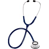 Prestige Medical Clinical Lite Stethoscope, Navy Blue, 3.8 Ounce