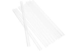 DIYEAH 48pcs Cake Tier Stacking Dowels 24cm White Plastic Cake Dowels for Wedding Birthday Multi-Tier