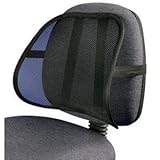 Black Mesh Lumbar Support