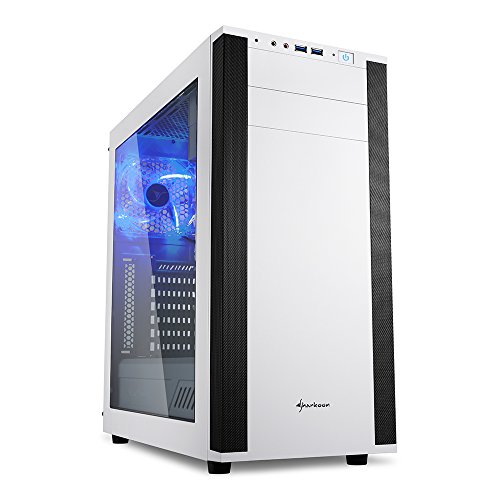 Sharkoon-M25-W-Caja-de-Ordenador-PC-Gaming-Semitorre-ATX-Acrlico-Blanco
