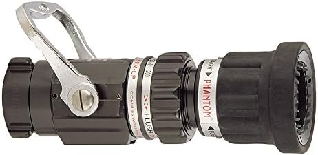 Fire Hose Nozzle, 1-1/2 In., Black