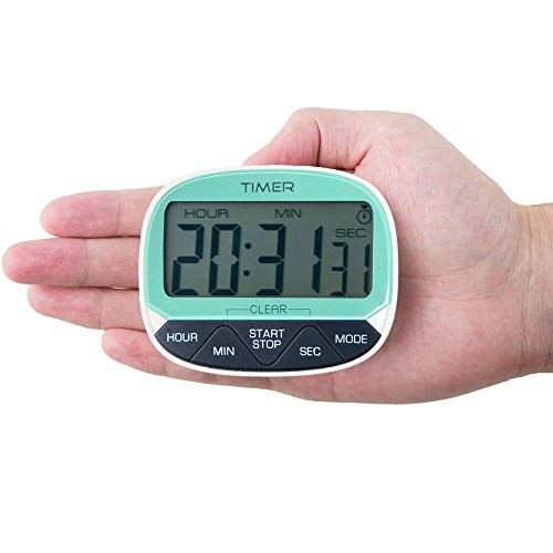 CJHFAMILY Indoor 24-Hour Digital Electronic Kitchen Home Cook Classroom Countdown and Count Up Timer/Clock with Magnet - Thumbnail 5