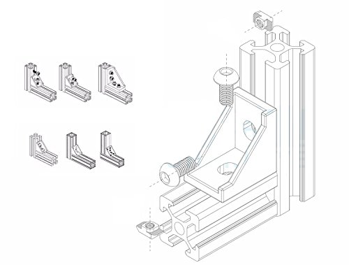 3 PZRT+Aluminum+Profile+Connector+Accessories