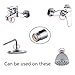 Flow Restrictor for Shower Head , MSKEI Shower Flow Reducer/Brass Water Saving Device , Polished Chrome