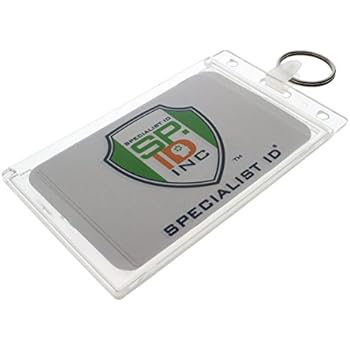 Rigid Fuel Card Holder with Key Ring by Specialist ID