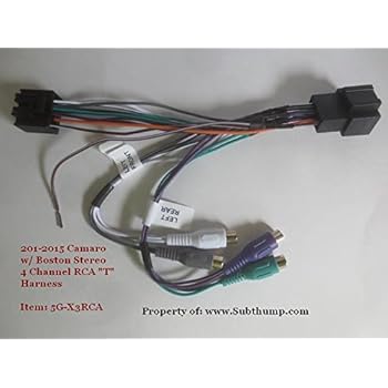 Amazon.com: 2016-2017 Camaro Non Bose Amplifier Add Amp ... amp wiring harness camaro 