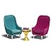 Lundby Dollhouse Living Room Furniture Set Modern Armchairs & Coffee Table