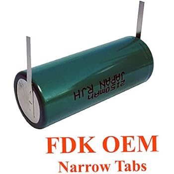 FDK Replacement Battery Compatible with Braun Oral-b Triumph Professional Care (Type 3731 or 3745) Toothbrush (42mm Long, 17mm Diameter, 2150mAh)