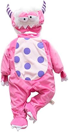 DAYU WORLD Infant Baby's Cutie Pink Monster Costume for Birthday Halloween Christmas Party