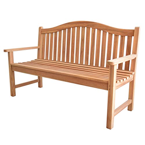 Gartenbank Catania Teak Massivholz Breite 180 cm – Bild 3