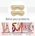 Leather Heel Grips Liner,Non Slip Inserts for Men Women Shoes Too Big,Shoe Filler Improved Shoe Fit and Comfort,Prevent Blisters (Beige, Thick)